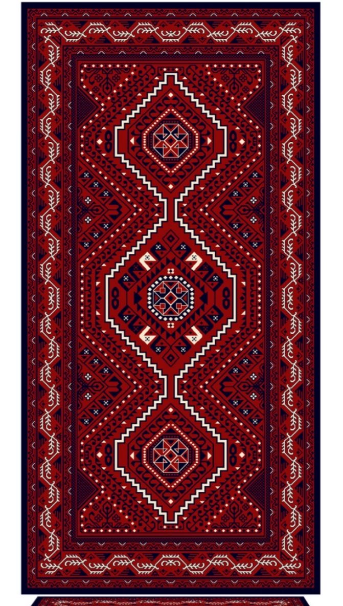 I spread out my prayer mat.