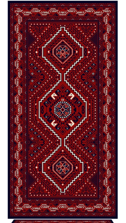 I spread out my prayer mat.
