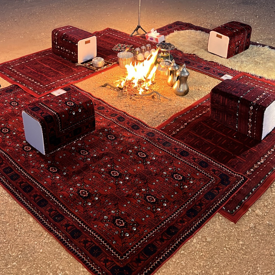 I spread out my prayer mat.