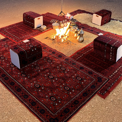 I spread out my prayer mat.