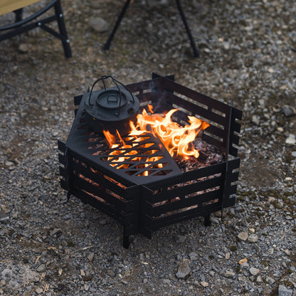 A fireplace for a fire