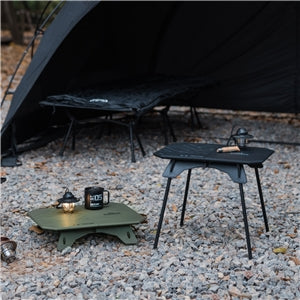 Adjustable plastic table
