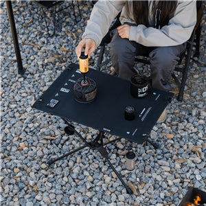 Fabric camping table