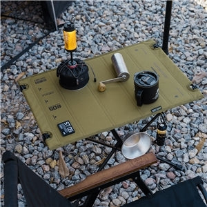 Fabric camping table