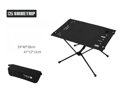 Fabric camping table