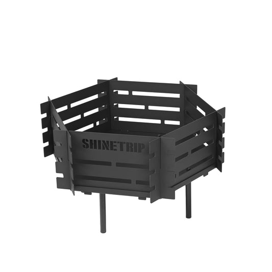 A fireplace for a fire