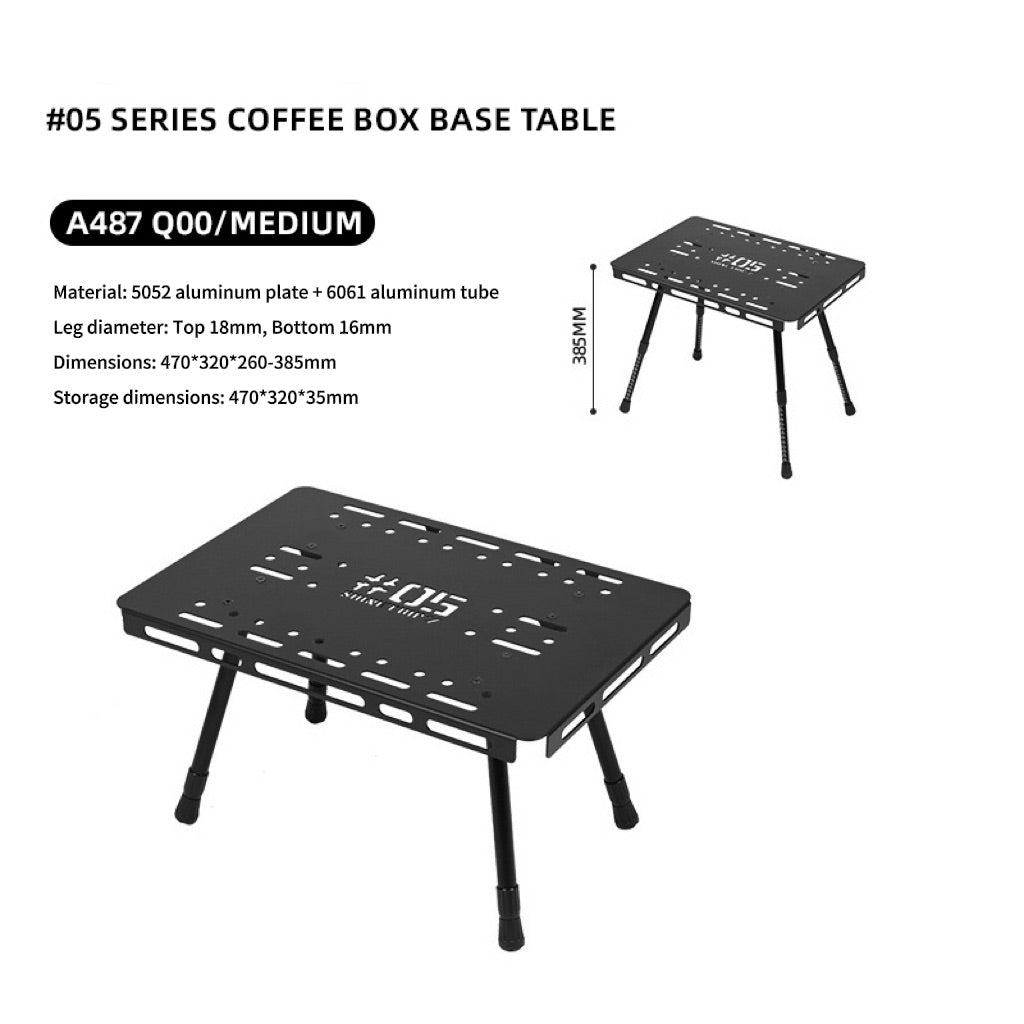 Aluminum camping table