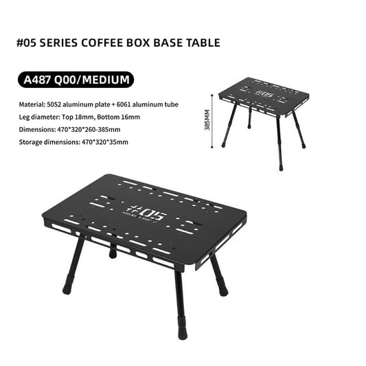 Aluminum camping table