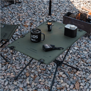 Fabric camping table